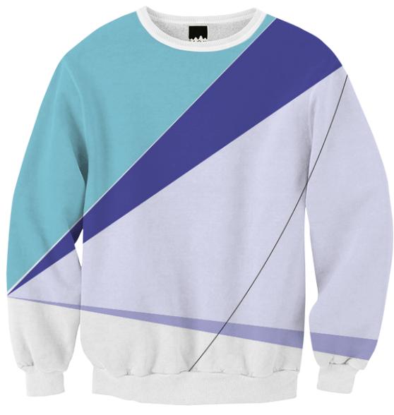 Geometry Ribbed Sweatshirt