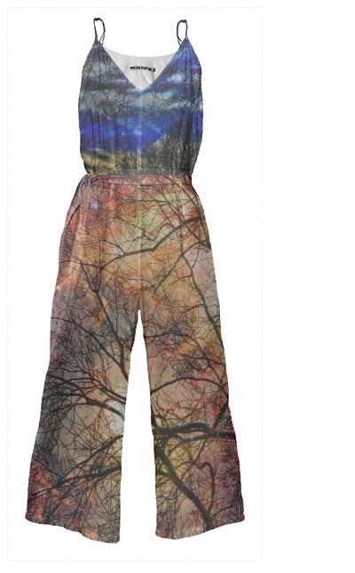 Earth tones Tie Waist Jumpsuit