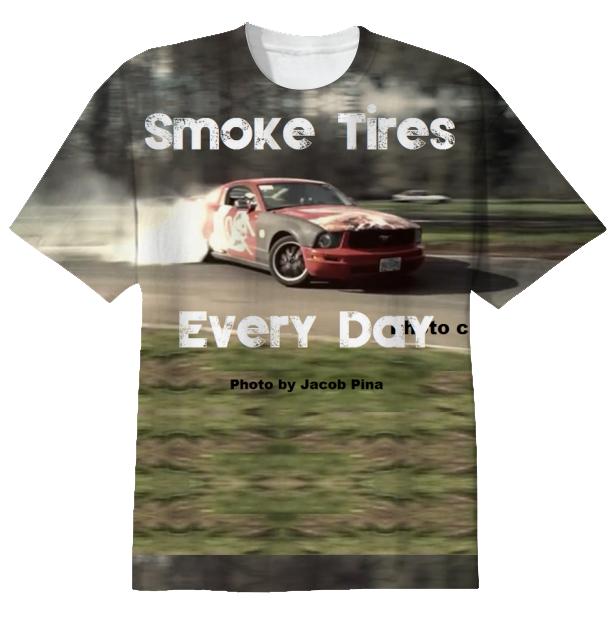 Smoke Tires Every Day Mustang