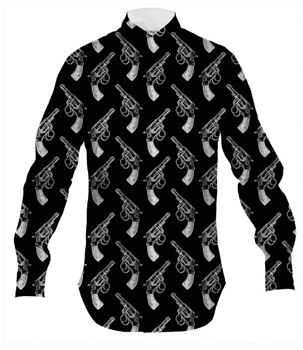 gun dress shirt Men's Commander Button Down - Strike Eagle