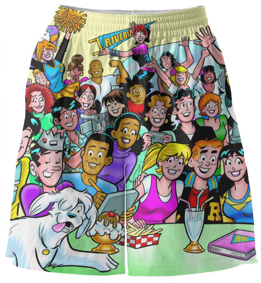 Archie Comics Basketball Shorts