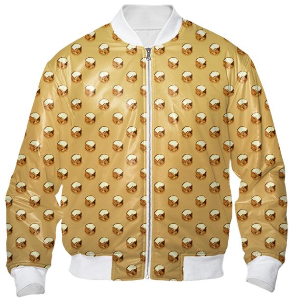 Gold Studs Bomber Jacket