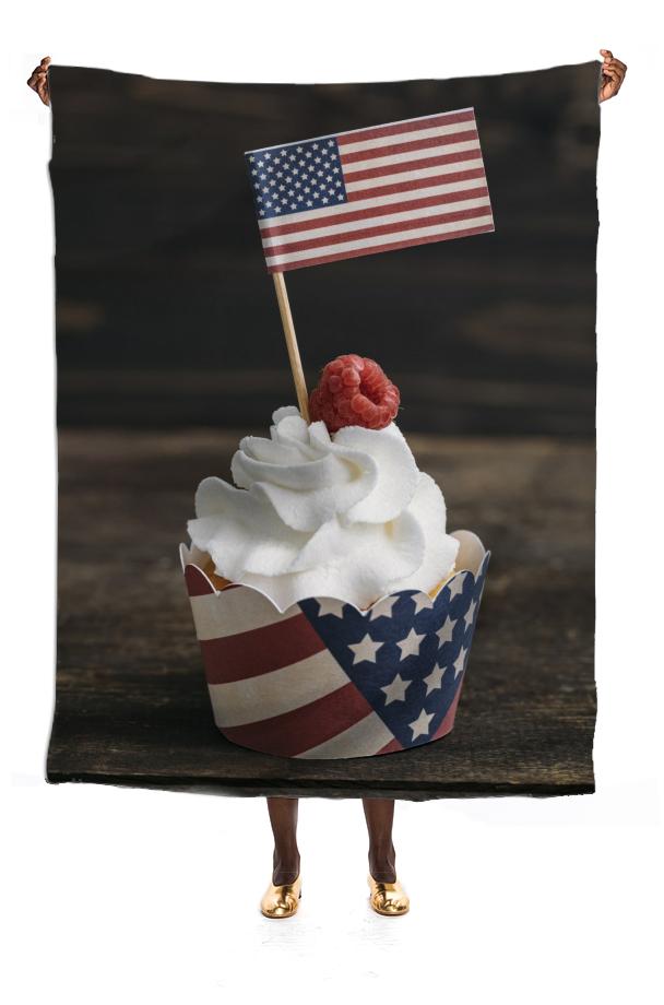 Independence day cupcake