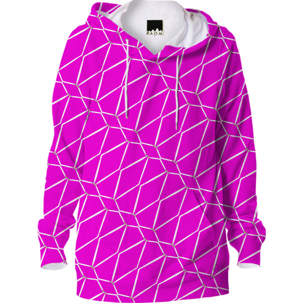 Pink and White Geometric