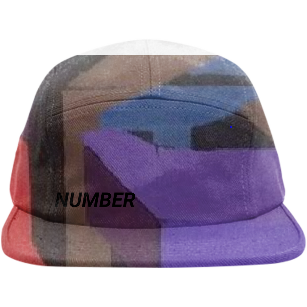 Number paint canvas hat