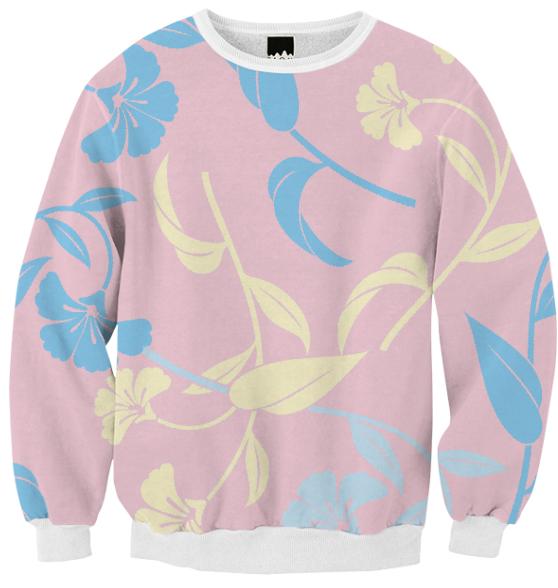 Pastel Floral Sweatshirt