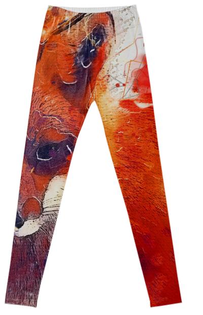 Fox fancy leggings