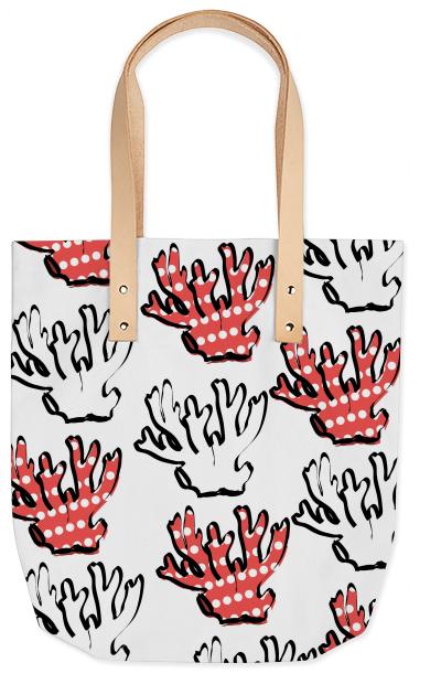 Red Coral Pop Tote