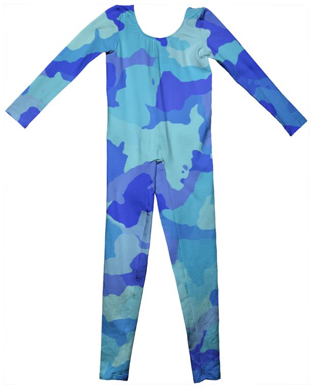 Camouflage blue
