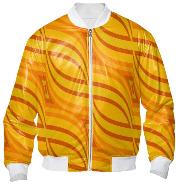 retro Pattern orange