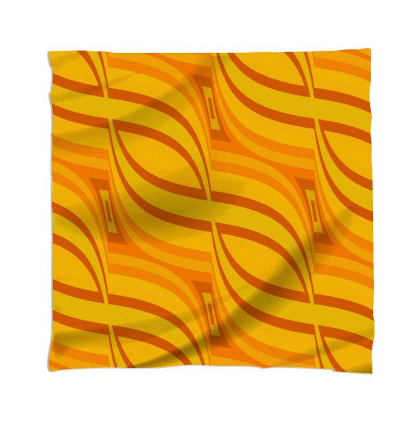 retro Pattern orange