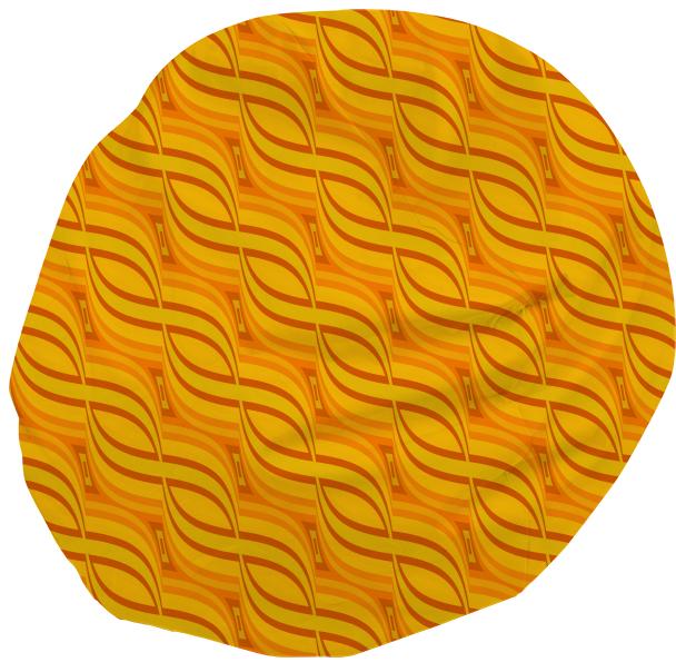 retro pattern orange