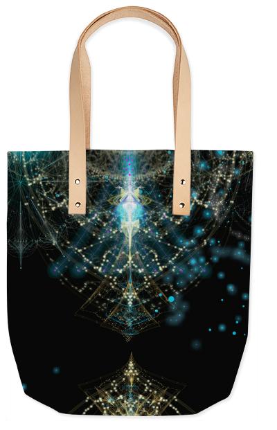 Blue Mandala Summer Tote