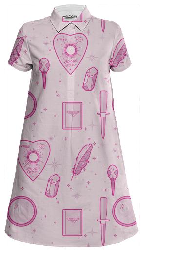 Pink Altar Shirt Dress