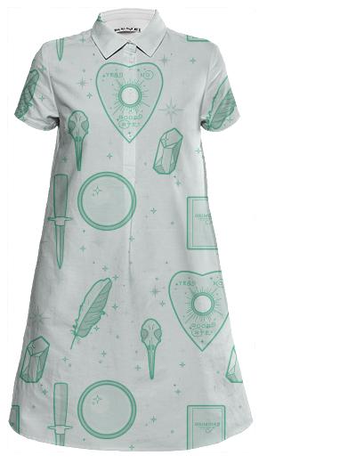 Mint Altar Shirt Dress