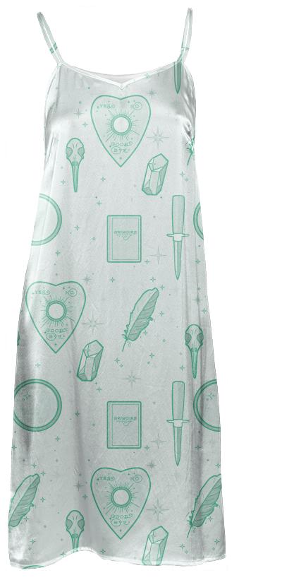 Mint Altar Slip Dress