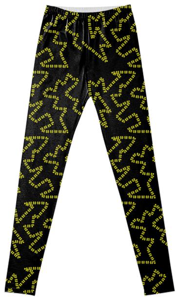 Electric Bitch Leggings by TapWater Tees