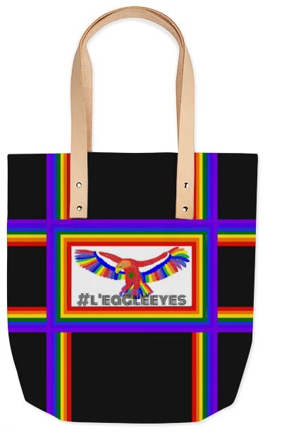 L EAGLE EYES Tote by TapWater Tees