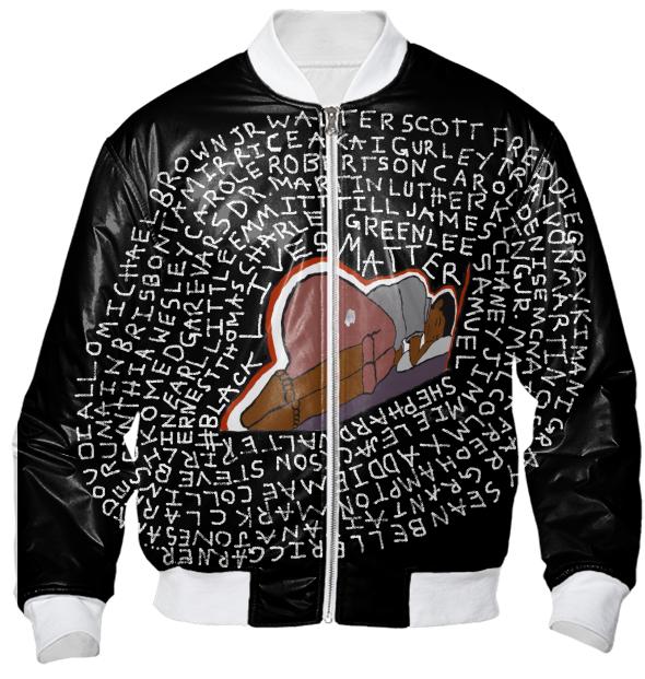 Sleeping Beauty Bomber Jacket By TapWater Tees