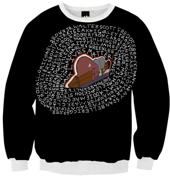 Sleeping Beauty Ribbed Sweatshirt by TapWater Tees