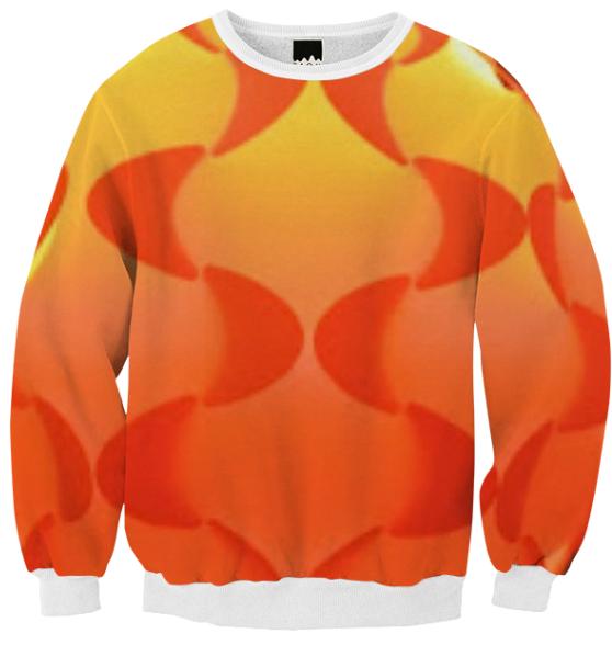 Orange Light Hoodie by TapWater Tees