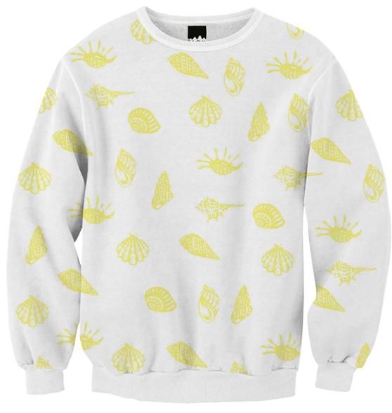 White Sea Shell Sweatshirt