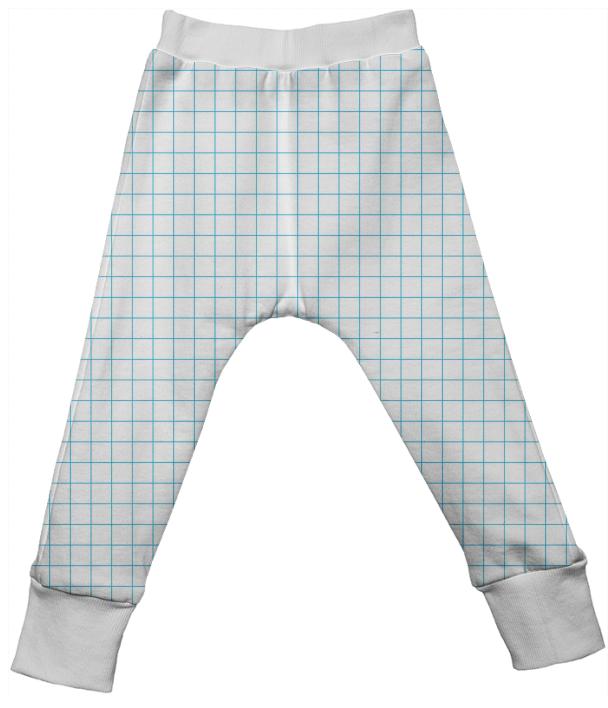 PAOM, Print All Over Me, digital print, design, fashion, style, collaboration, paomkids, Kids Drop Pant, Kids-Drop-Pant, KidsDropPant, grid, autumn winter spring summer, unisex, Poly, Kids