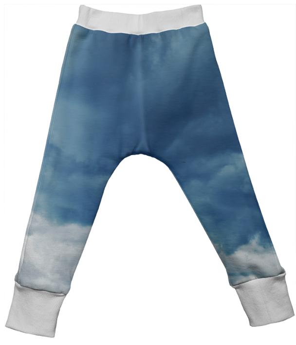 PAOM, Print All Over Me, digital print, design, fashion, style, collaboration, paomkids, Kids Drop Pant, Kids-Drop-Pant, KidsDropPant, cloud, autumn winter spring summer, unisex, Poly, Kids