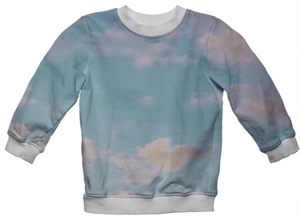 PAOM, Print All Over Me, digital print, design, fashion, style, collaboration, paomkids, Kids Sweatshirt, Kids-Sweatshirt, KidsSweatshirt, cloud, autumn winter spring summer, unisex, Poly, Kids