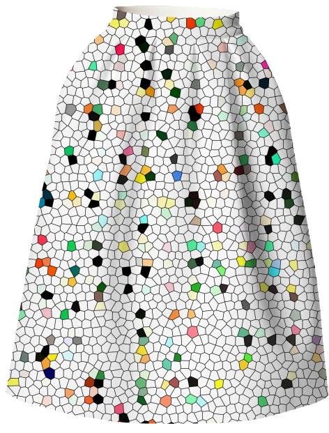 Mosaic Neoprene Skirt