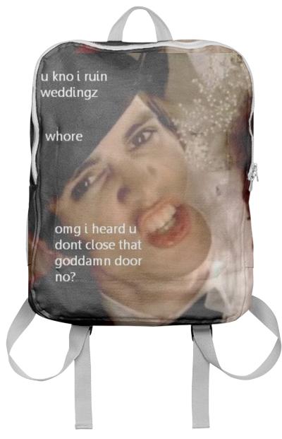 brendon urie wedding ruiner backpack