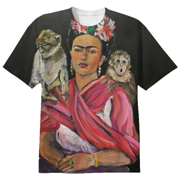 T shirt Frida Monkeying around