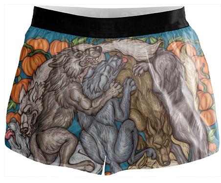 Wolf shorts
