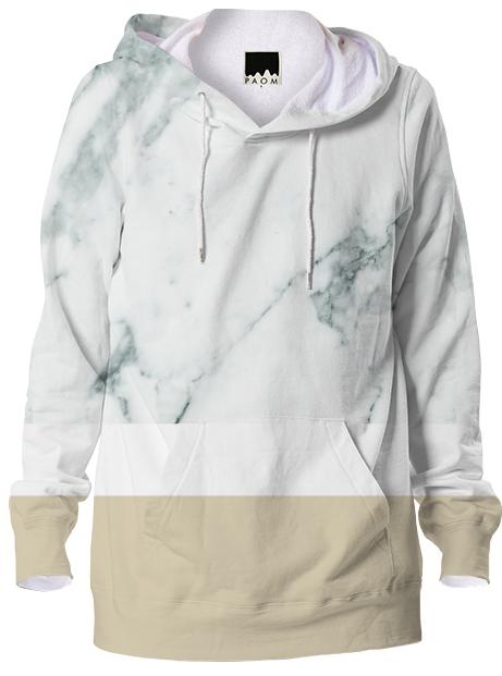NUDE MARBLE HOODIE