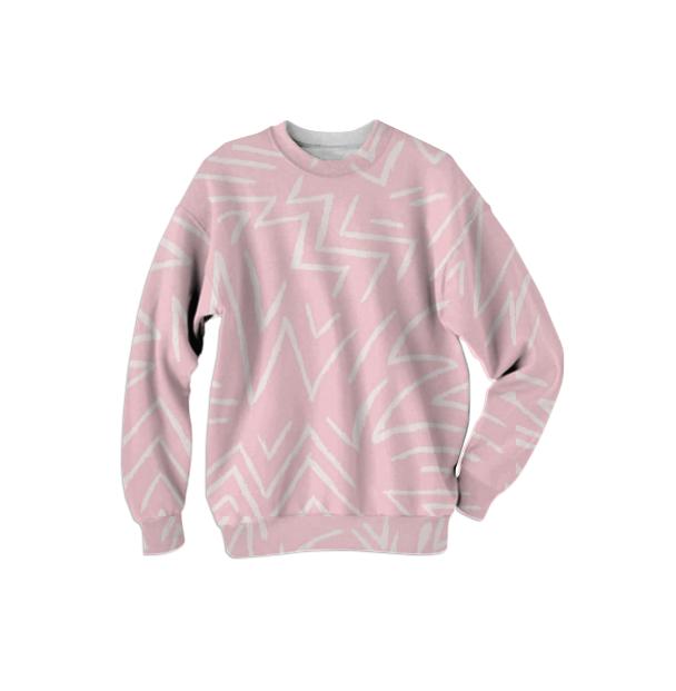 Pink Graphic Sweatshirt