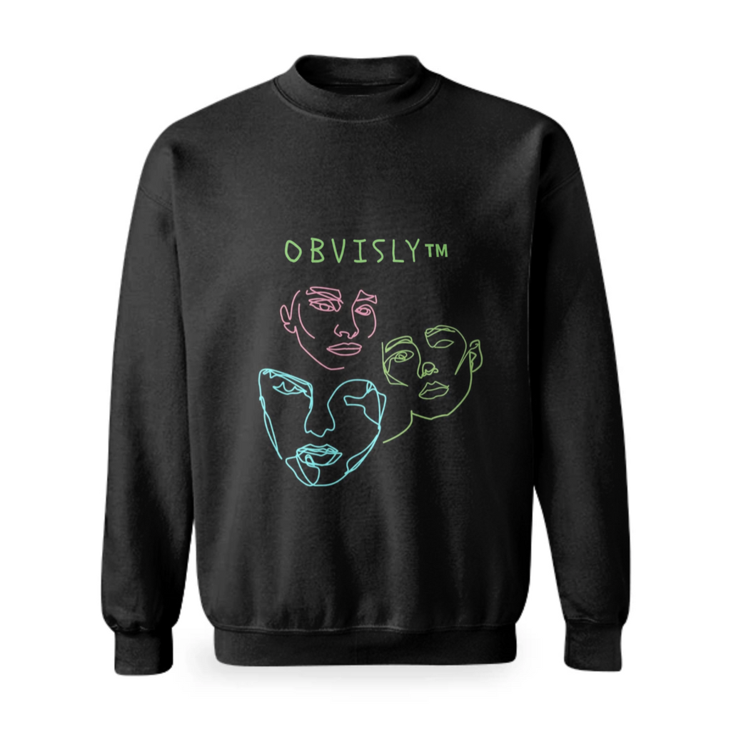 OBVISLY™️ (SWEATSHIRT GREEN FONT)