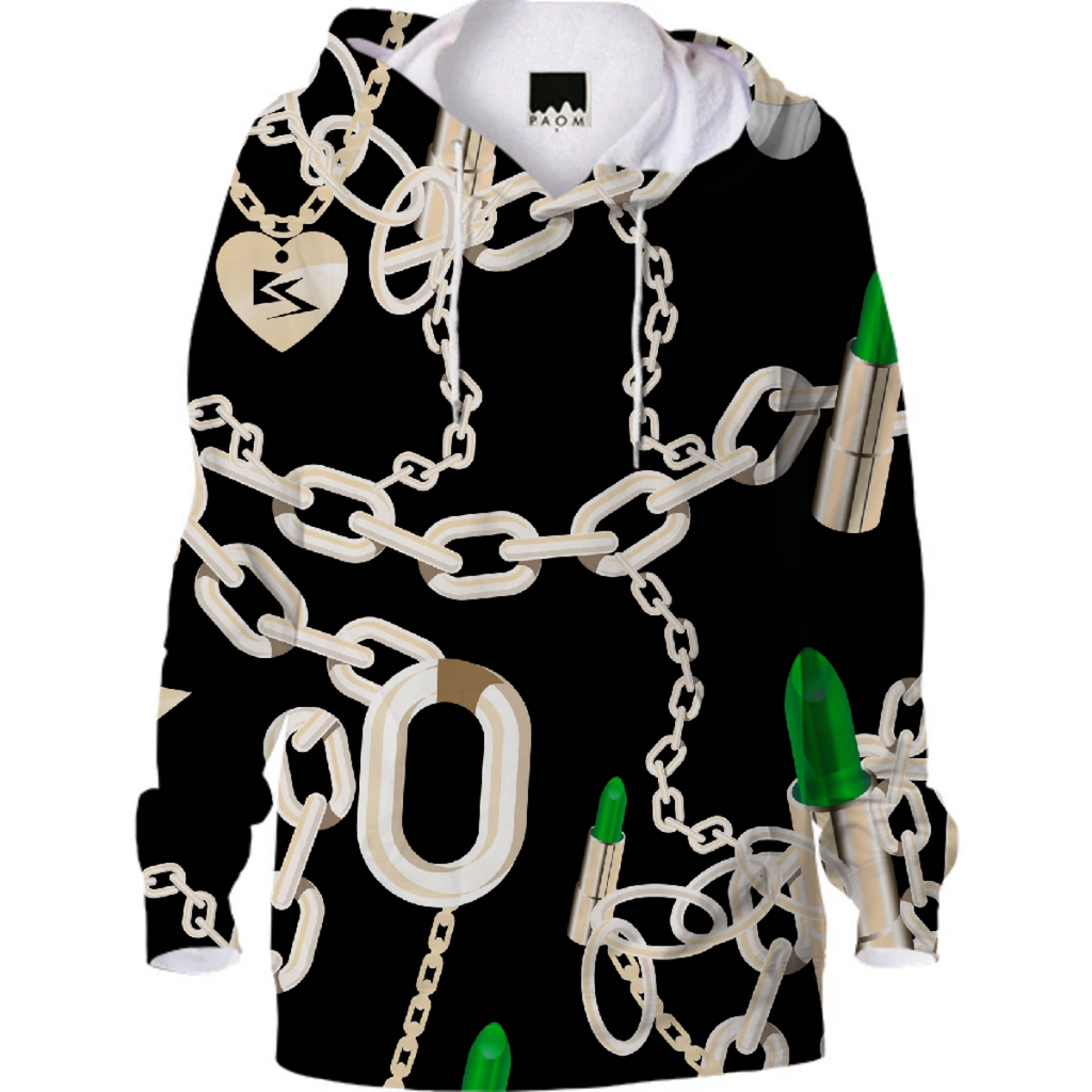Belle Sauvage Hoodie Green Lipsticks
