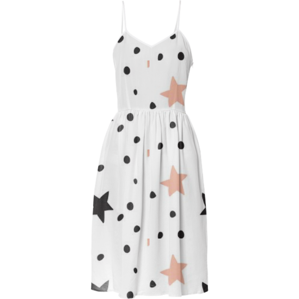 star designed dress