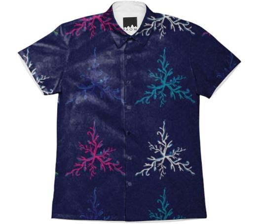 Designers bluse Illustrated Corals