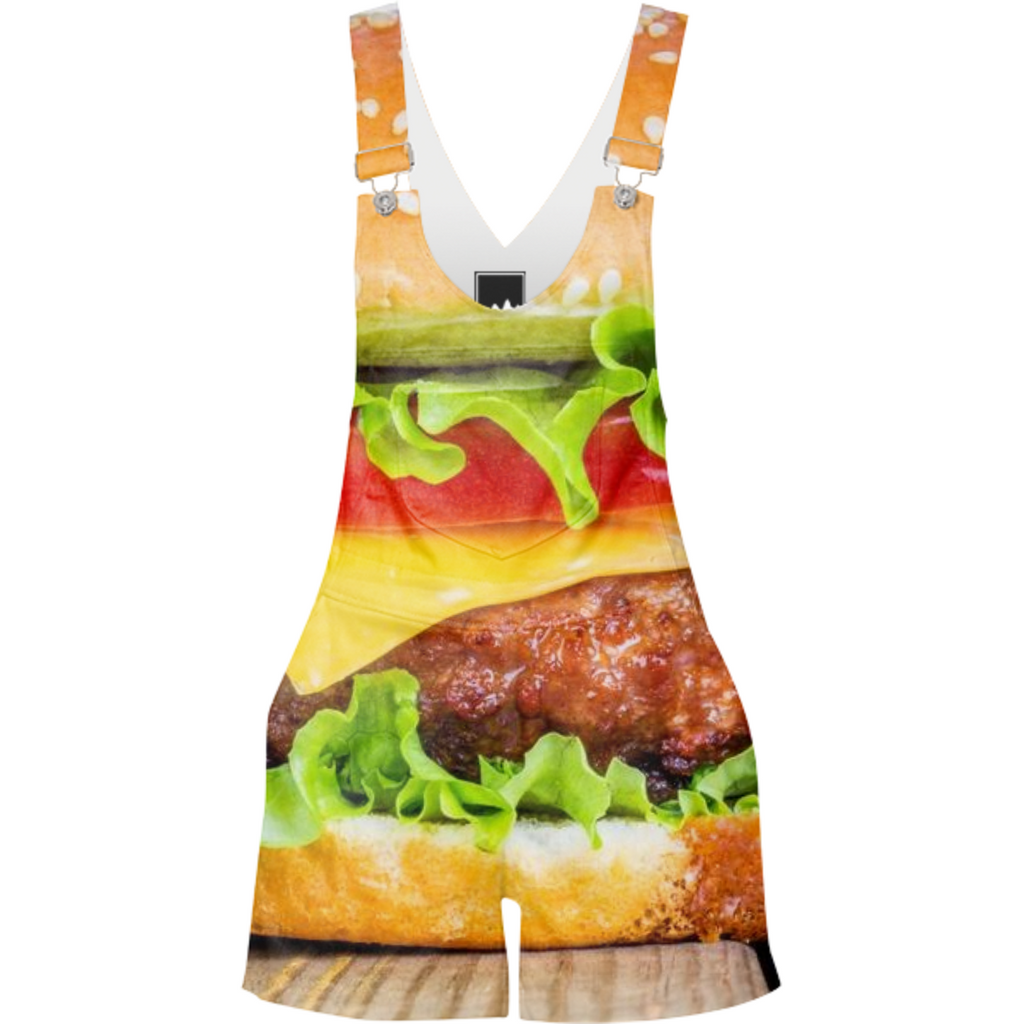 2 Burger Shorteralls