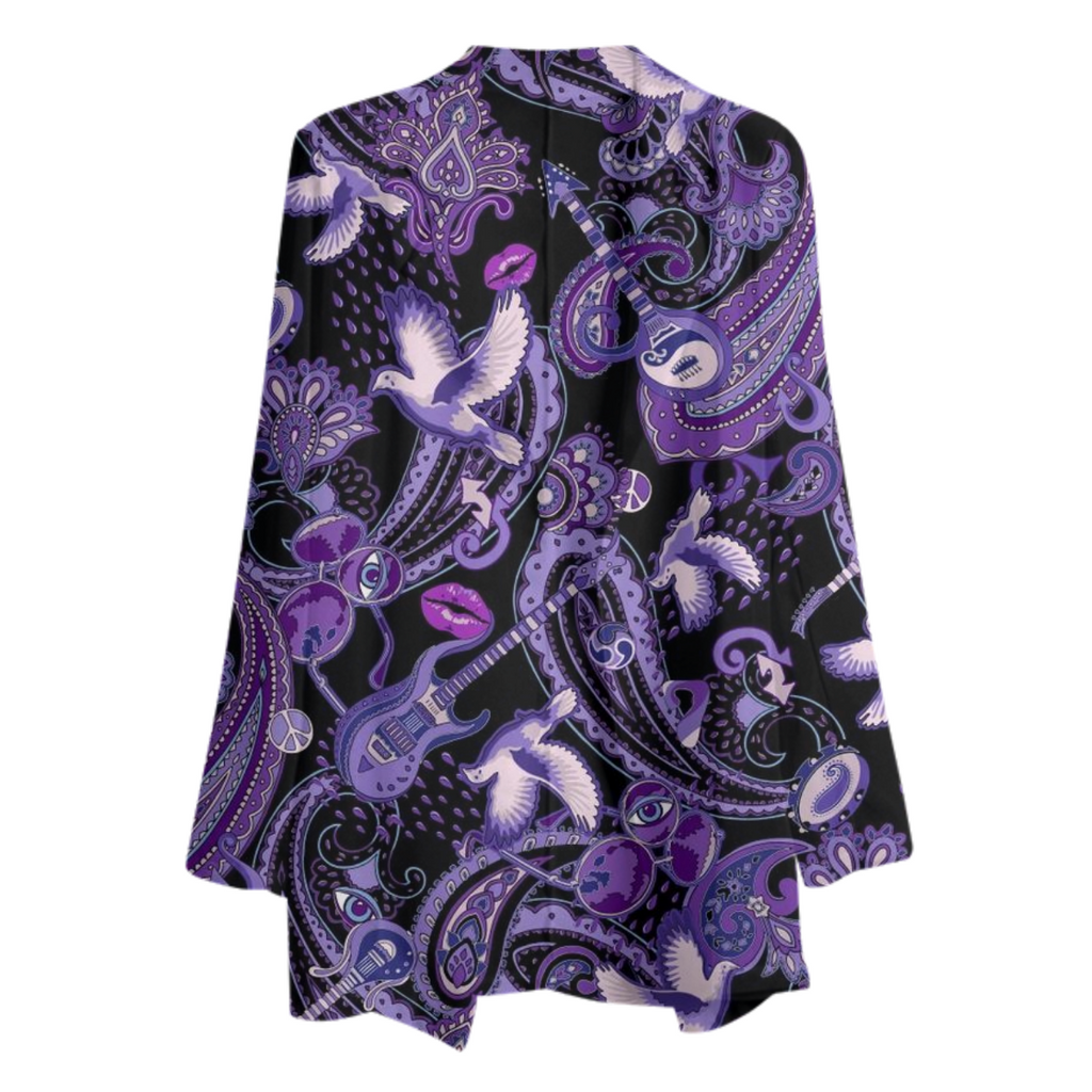 Paisley Prince Song Book chiffon blazer