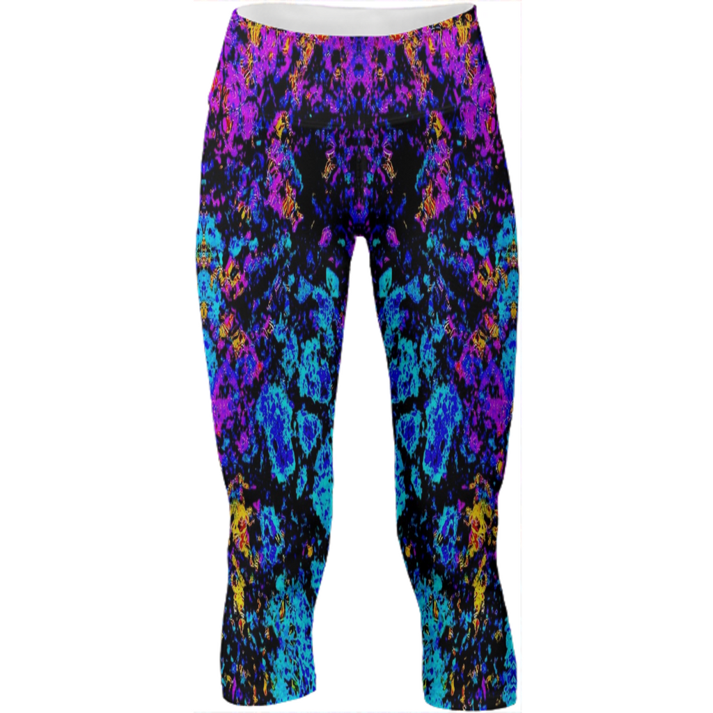 Digital Tie-Dye Yoga Pants - Women's