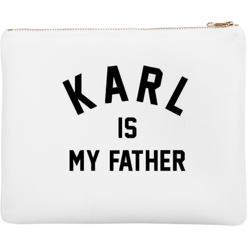 Neoprene clutch "Karl is my father"
