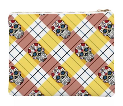 SUGAR SKULL PLAID
