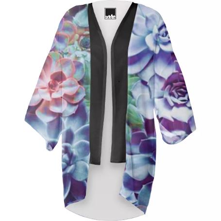 flowers kimono