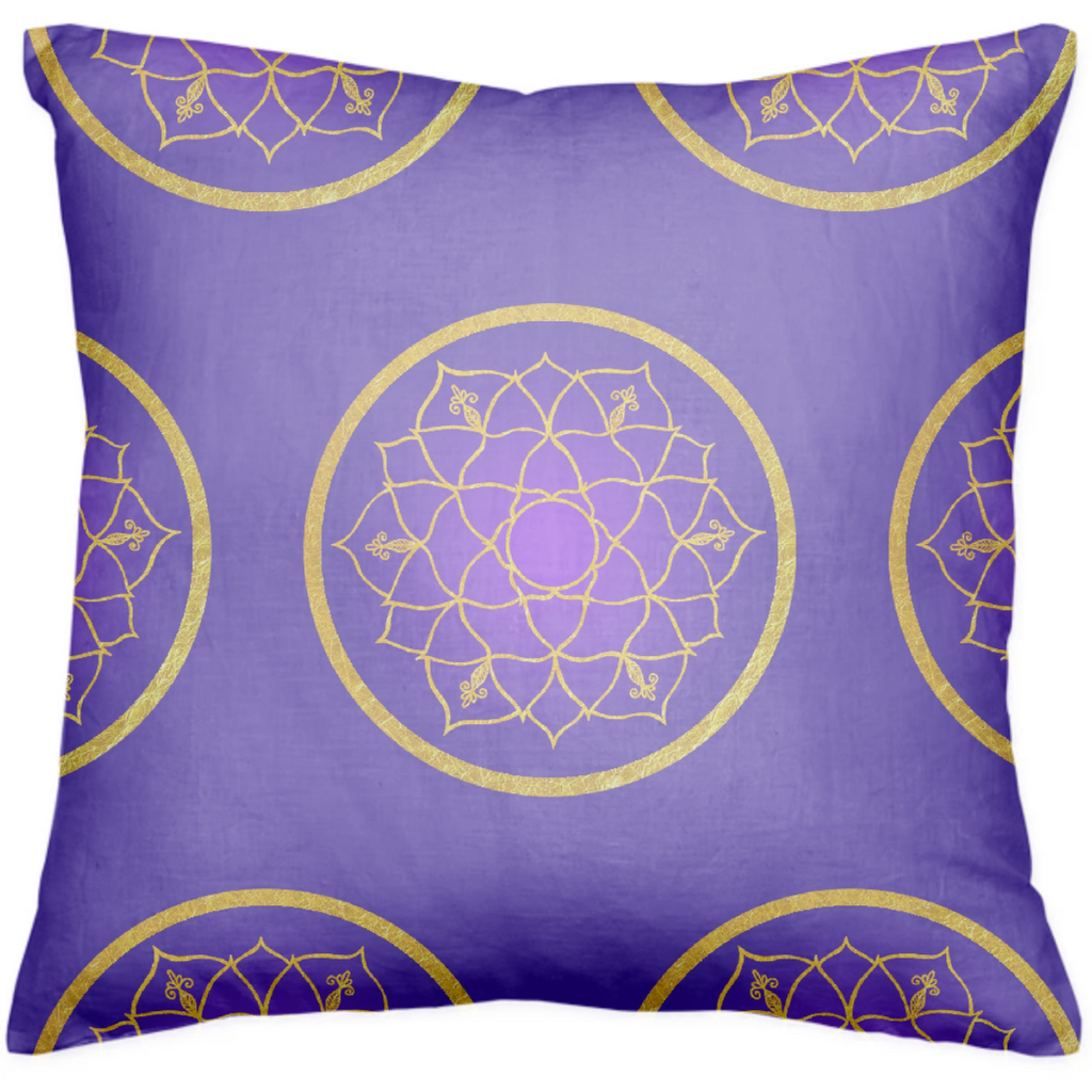 Purple and Gold Mandala