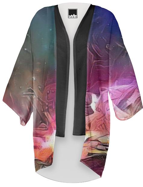 Cosmic Kitty Kimono