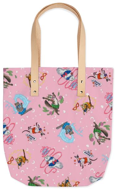 Sailor Kitties Anime Pattern