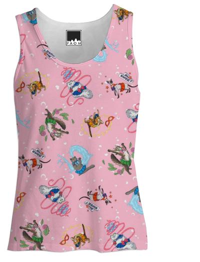 Sailor Kitties Anime Pattern