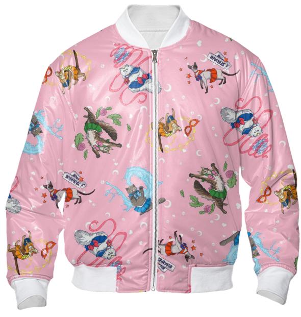 Sailor Kitties Anime Pattern